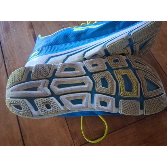 Altra Womens Duo Blue Yellow Road Running Shoes Lace Up Low Top Sz 9.5 - Picture 6 of 9